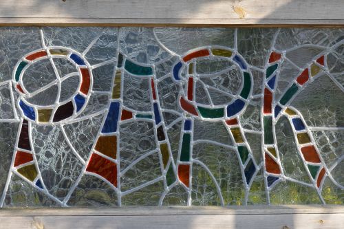 park stained glass window glass