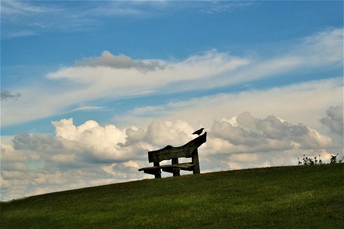 park  landscape  seat