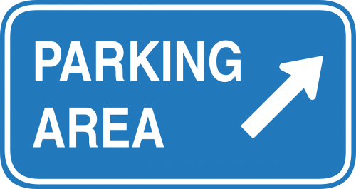 park drive arrow