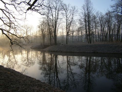 park pond spring