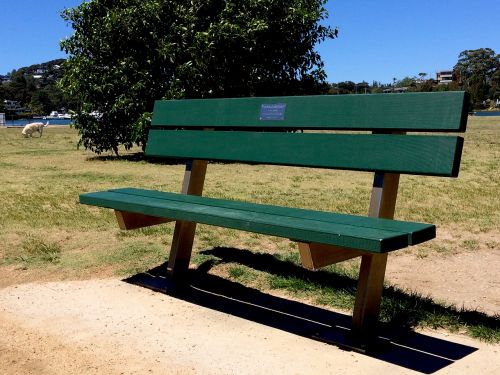 park bench bench park