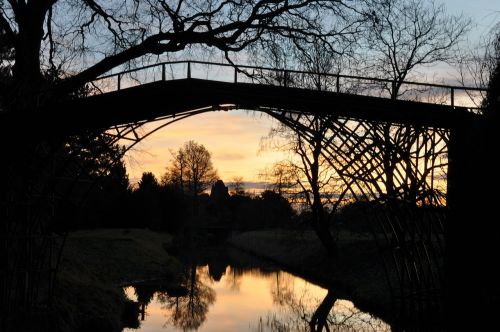 park wörlitz bridge iron bridge