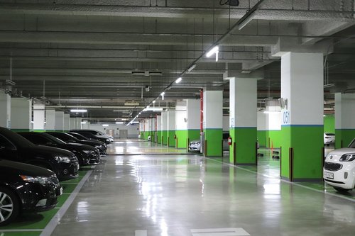 parking  underground parking  car