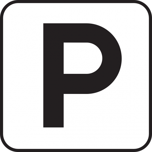 parking p alphabet