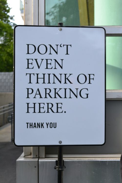 parking sign parking forbidden