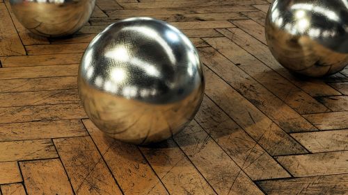 parquet wood balls