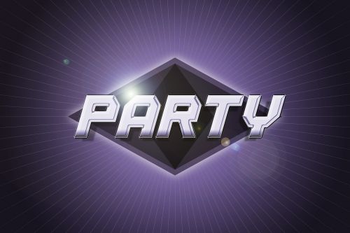 party logo chrome