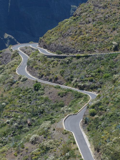 pass road mountain road curves