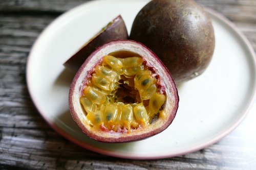 passion fruit  fruit  exotic