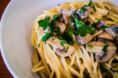 pasta mushroom food