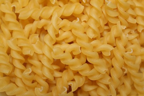 pasta  spiral  noodles