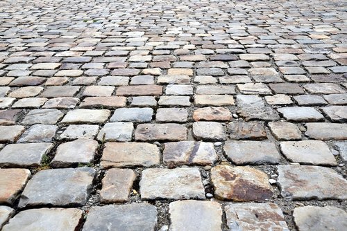patch  cobblestones  paving stones