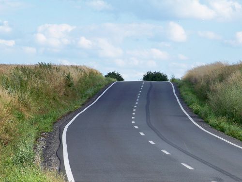 path road landscape