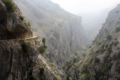 path mountain mountain landscape