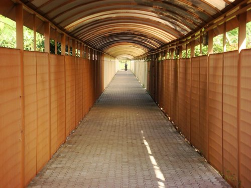 path  tunnel  landscape