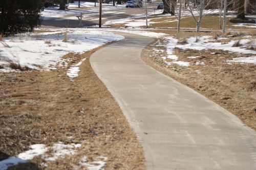 path cement walking