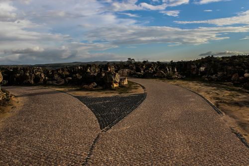 paths stone road