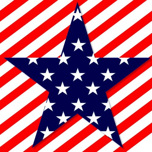 patriotic usa stars