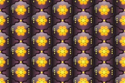 pattern background yellow