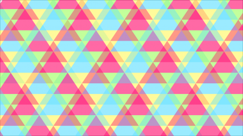 pattern bright triangle