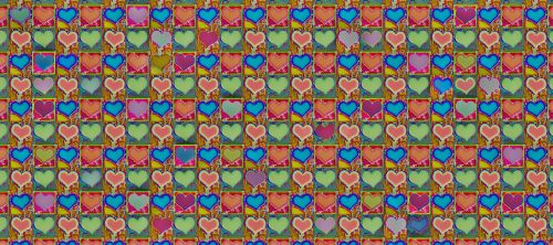 pattern heart love