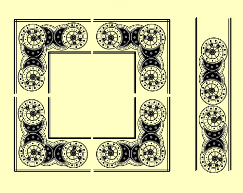 pattern border frame