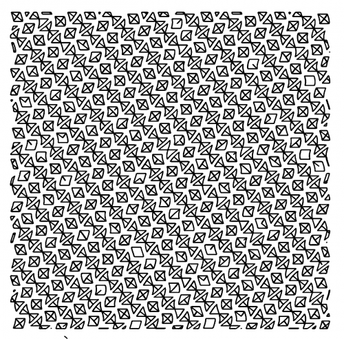 pattern triangles black and white