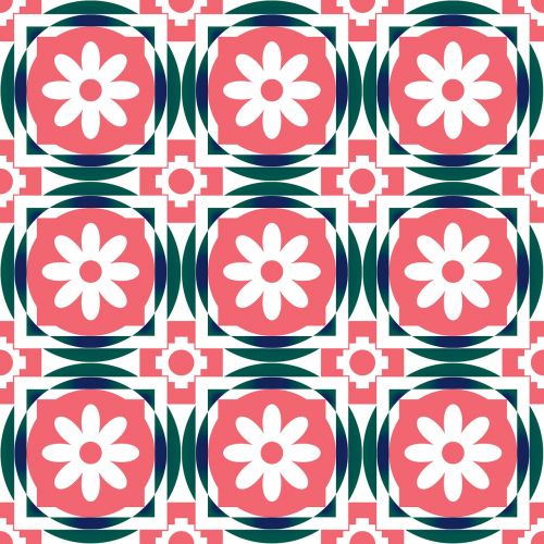 pattern geometric flower
