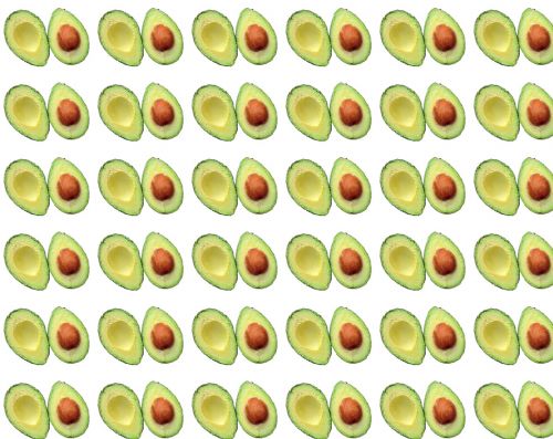 pattern avocado green