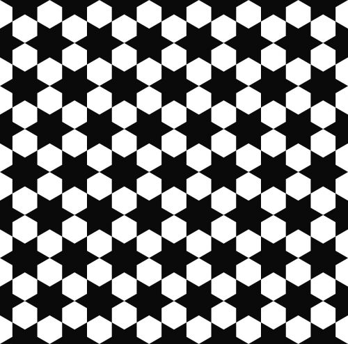 pattern hexagram seamless