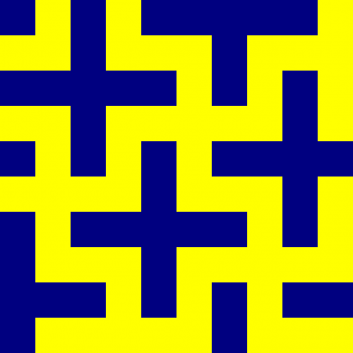 pattern blue yellow