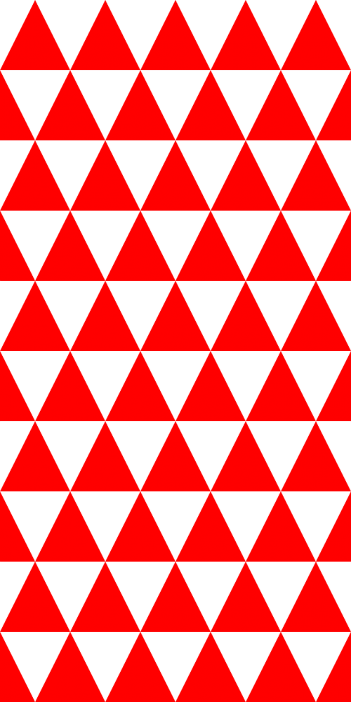 pattern red triangles