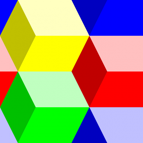 pattern diamond cubes