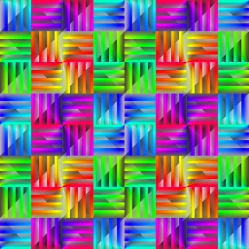 pattern tile colorful