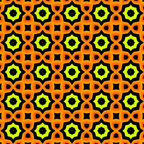 pattern orange yellow