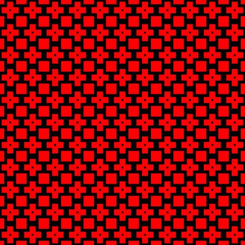 pattern red black