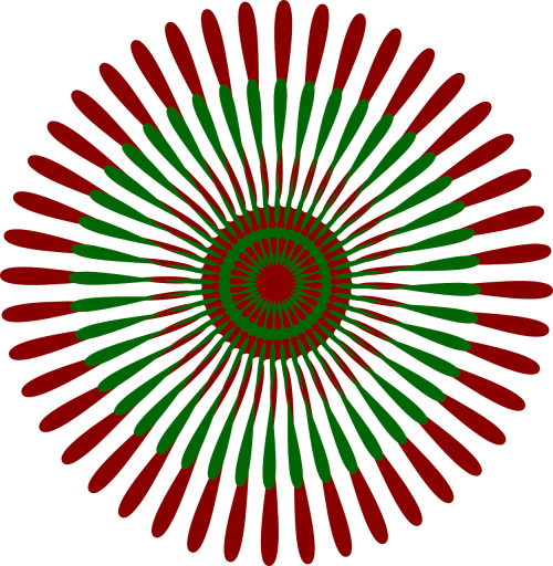pattern circular flower