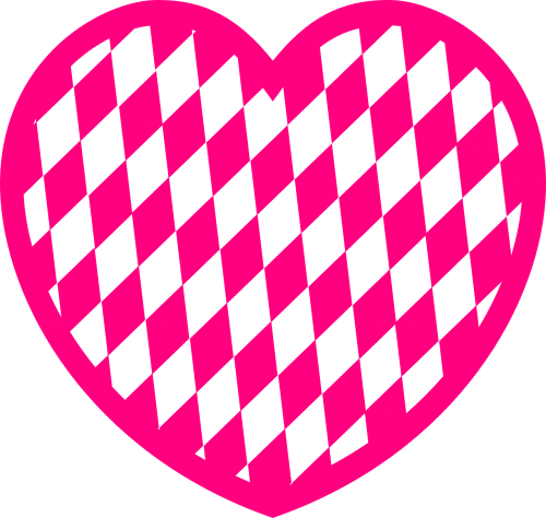 pattern heart diamond