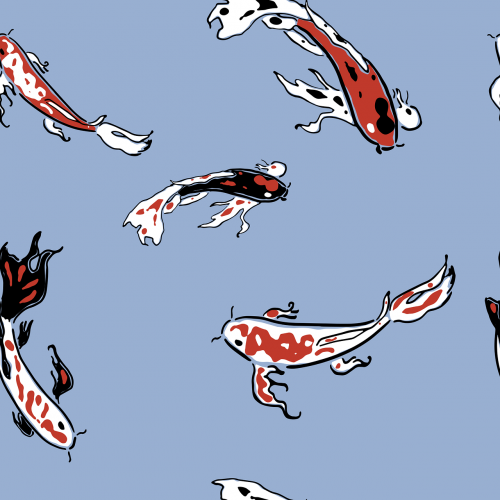 pattern fish carp
