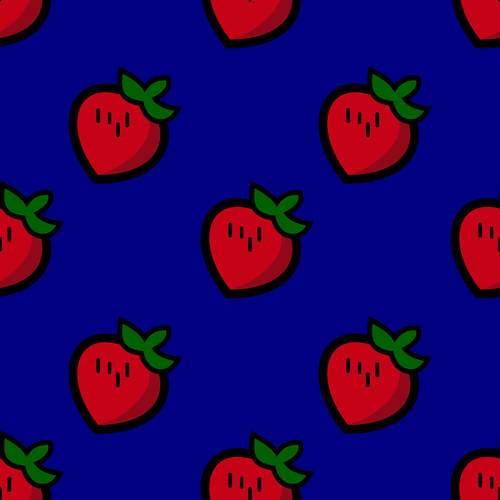 pattern  seamless  strawberry