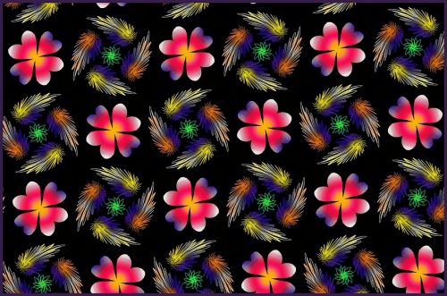 pattern flowers wallpaper
