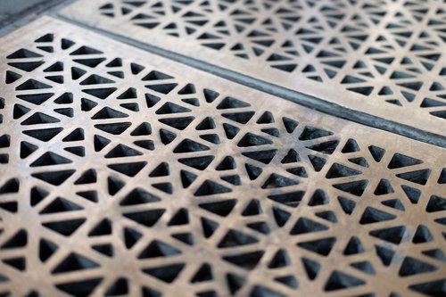 pattern  floor  grille