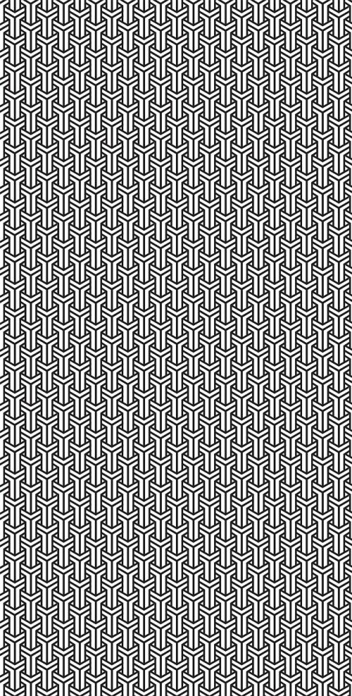 pattern black white