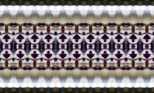 Pattern With White And Mauve