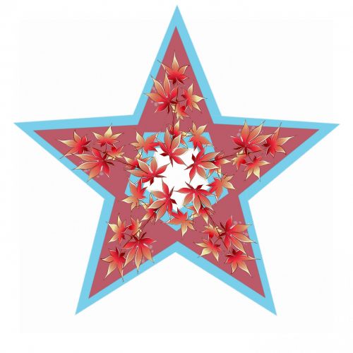 Patterned Autumn Star