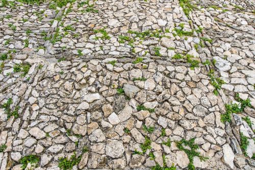 pavement soil stones