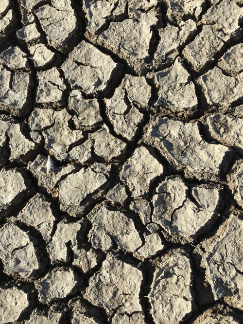 pavement mud desert