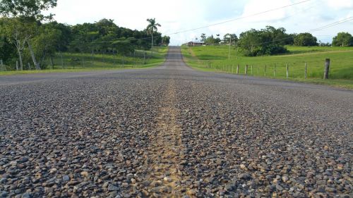 pavement road belize