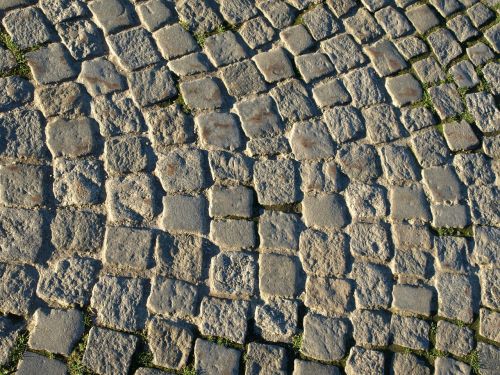 paving stones ground road