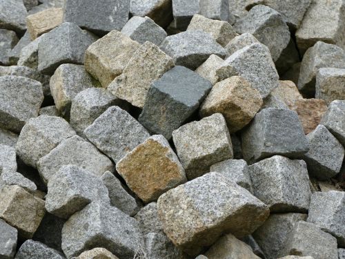 paving stones grey sidewalk